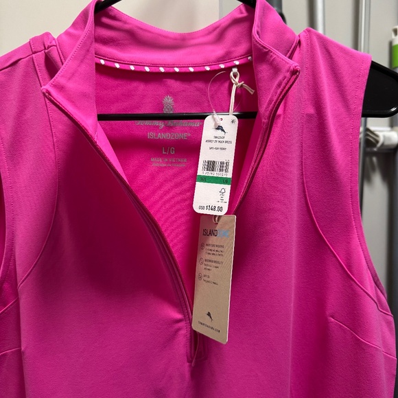 Tommy Bahama island Zone Mock Dress, SIze L - Picture 1 of 5